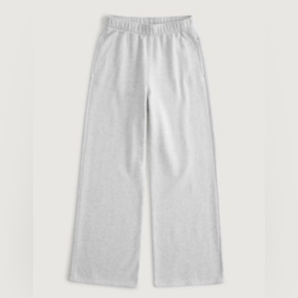 Hollister feel good fleece wide leg pants